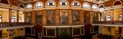 Framed Interiors of the Aula Magna, University of Havana, Havana, Cuba Print