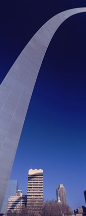 Framed Low angle view of the Gateway Arch, St. Louis, Missouri, USA 2013 Print