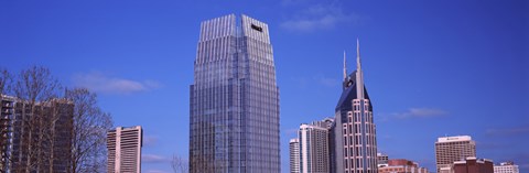 Framed Pinnacle at Symphony Place and BellSouth Building at downtown Nashville, Tennessee Print