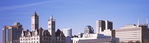 Framed Historic Union Station Hotel in Nashville, Tennessee, USA 2013 Print