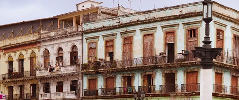 Framed Low angle view of buildings, Havana, Cuba Print