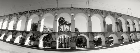 Framed Carioca Aqueduct, Lapa, Rio De Janeiro, Brazil Print