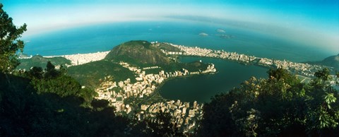 Framed Corcovado, Rio de Janeiro, Brazil Print