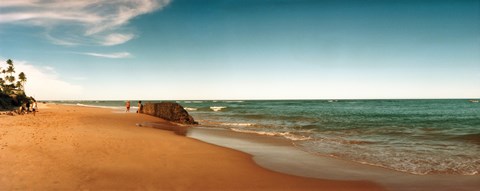 Framed Beach, Morro De Sao Paulo, Tinhare, Cairu, Bahia, Brazil Print