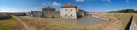 Framed Fort Lupin, Saint-Nazaire-sur-Charente, Charente-Maritime, Poitou-Charentes, France Print