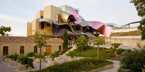 Framed Hotel Marques de Riscal, Elciego, La Rioja, Spain Print