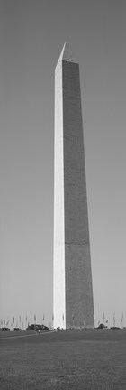 Framed Obelisk (black and white), Washington Monument, Washington DC Print