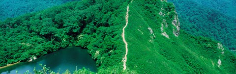 Framed Yashga-Ike Nagano Japan Print