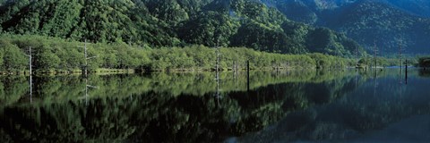 Framed Taishou-Ike Kamikouchi Nagano Japan Print