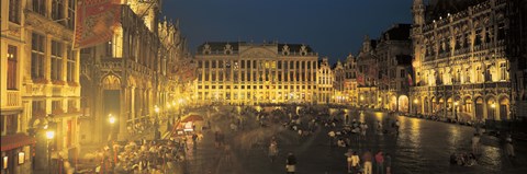 Framed Grand Place Brussels Belgium Print