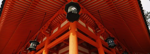 Framed Heian Jingu Shrine, Kyoto, Kyoto Prefecture, Kinki Region, Honshu, Japan Print