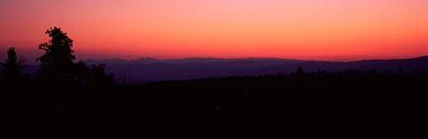 Framed Sunrise over mountain, Western Slope, Telluride, San Miguel County, Colorado, USA Print