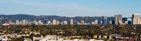 Framed Century City, Wilshire Corridor, Los Angeles, California Print