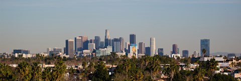Framed Downtown Los Angeles, City of Los Angeles, California, USA Print