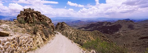 Framed Clouds over the Tucson Mountain Park, Tucson, Arizona Print