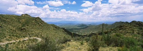 Framed Tucson Mountain Park, Arizona Print