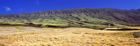 Framed Landscape with Haleakala Volcanic Crater, Maui, Hawaii, USA Print