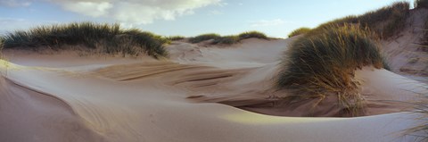Framed Sculpted dunes at the Sands of Forvie, Newburgh, Aberdeenshire, Scotland Print