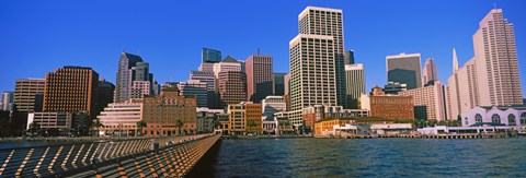 Framed Buildings on the San Francisco Waterfront Print