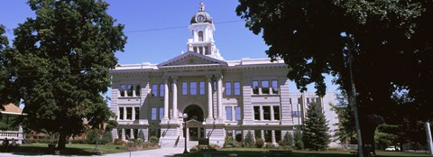 Framed Close Up of Missoula County Courthouse, Missoula, Montana Print