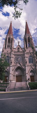 Framed Facade of the Cathedral of St. Helena, Helena, Montana, USA Print