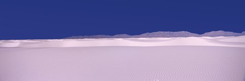 Framed White Sands National Monument in New Mexico Print