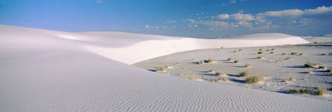 Framed Clouds Over the White Sands Desert Print