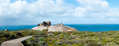 Framed Remarkable rocks on the coast, Flinders Chase National Park, Kangaroo Island, South Australia, Australia Print