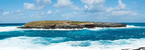 Framed Small island in the sea, Flinders Chase National Park, Kangaroo Island, South Australia, Australia Print