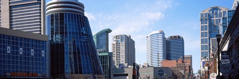 Framed Downtown skylines of Nashville, Tennessee, USA 2013 Print