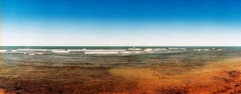 Framed Atlantic coast, Salvador, Bahia, Brazil Print
