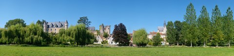Framed Castle on a hill, Chateau De Montresor, Montresor, Indre-Et-Loire, Pays-De-La-Loire, Touraine, France Print