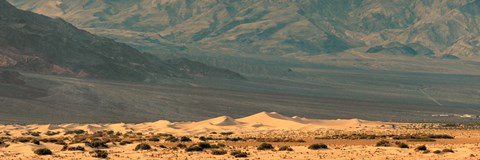 Framed Sand dunes in a desert, Death Valley, Death Valley National Park, California, USA Print