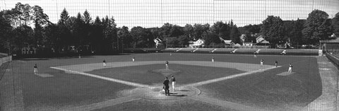 Framed Doubleday Field Cooperstown NY (black and white) Print
