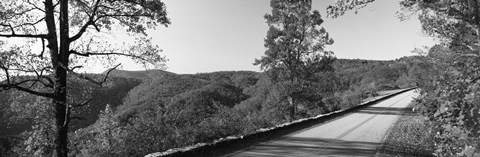 Framed Blue Ridge Parkway, North Carolina, USA Print