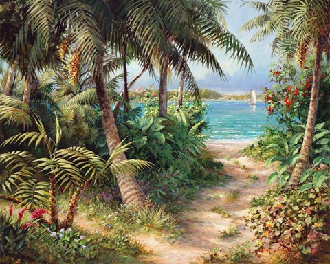 Framed Bahama Sail Print