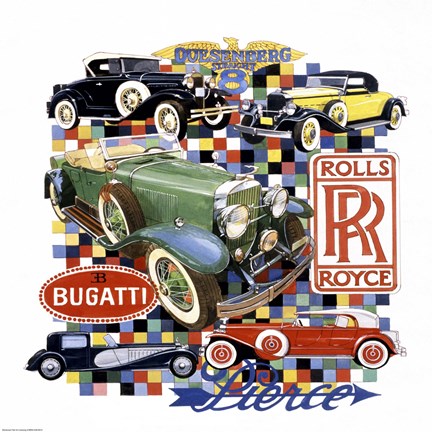 Framed Rolls Royce Print