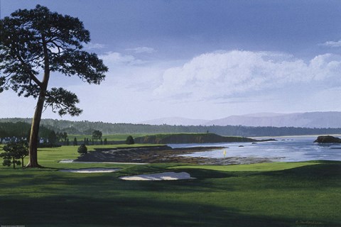 Framed Golf Course 1 Print