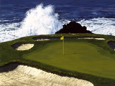 Framed Golf Course 2 Print
