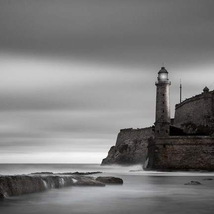 Framed Morrow Lightnhouse Print