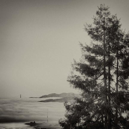 Framed Red Bridge Print