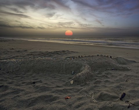 Framed How it ends Print