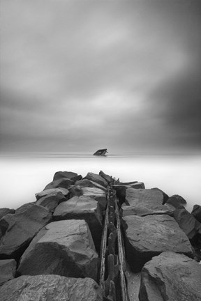 Framed Wreck of the Atlantus Print