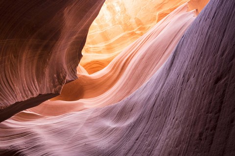 Framed Lower Wave I Print