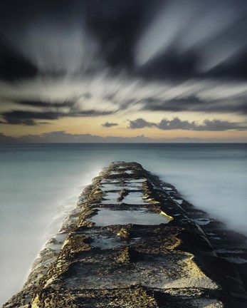 Framed Wave Break Print