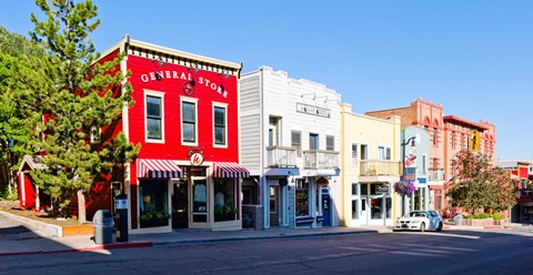 Framed General Store, Main Street, Park City, Utah Print