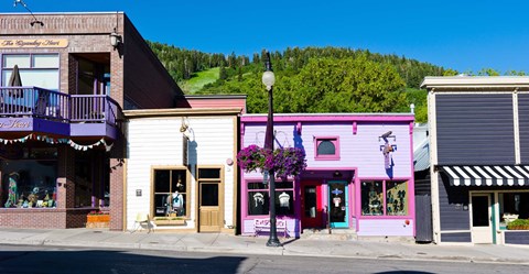 Framed Main Street, Park City, Utah Print