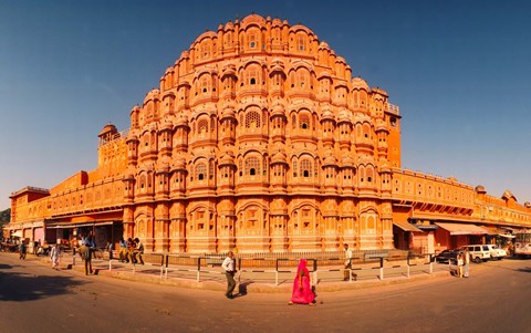 Framed Hawa Mahal at Jaipur, Rajasthan, India Print