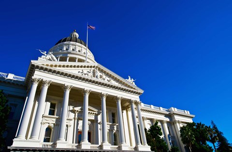 Framed California State Capitol, Sacramento, California Print