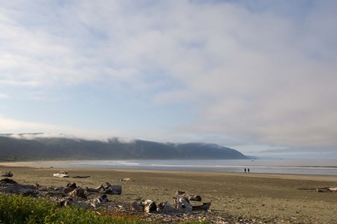 Framed Clouds over the ocean, California, USA Print